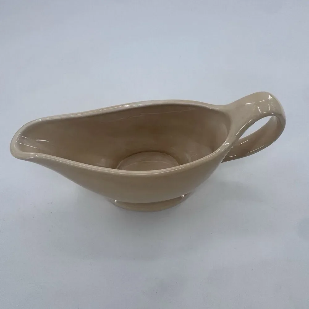 Pottery Barn Gravy Boat Bowl Sausalito Amber Dish Serving Fast Shipping
